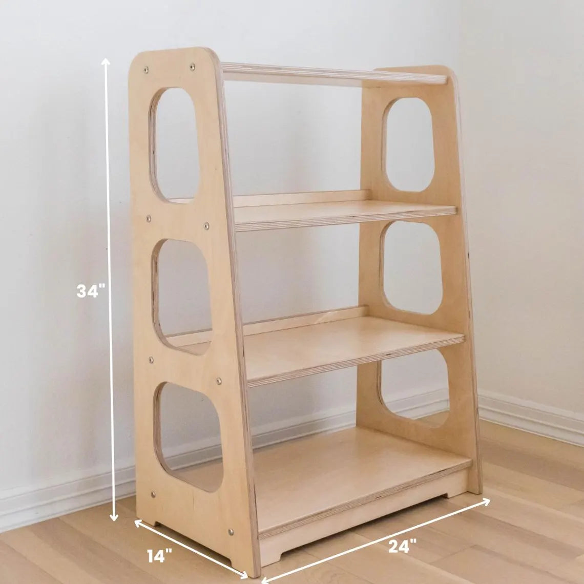 Shelf Toy Storage Bedroom, Playroom Shelves, Book shelf storage, Montesorri Inspired